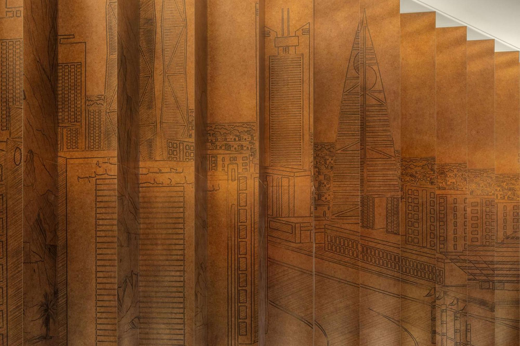 Hyatt Regency Riyadh Olaya Екстер'єр фото Detail of the 1930s mural by Charles Sprague Pearce